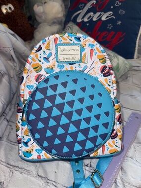 Disney Epcot International Food & Wine Festival 2023 Loungefly Mini Backpack NWT